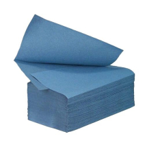 V Fold Hand Towel 1ply BLUE