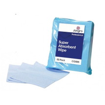 Jangro Super Absorb Wipe Blue 1/4 fold (Carton)