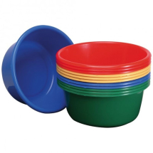 Wash Up Bowl Plastic Round RED L1604291