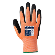 Glove Nitrile Foam Cut 3 Amber Size 9