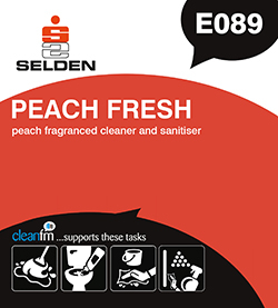 Sel E089 Peach Fresh Washroom Cleaner 5ltr