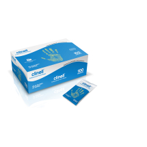 Clinell Antibacterial Hand Wipe Pk100 CAHW100SGL