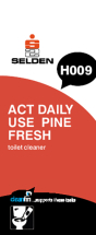 Sel H009 Fresh Clean Pine Toilet Cleaner 1ltr