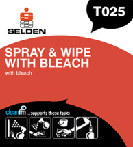 Sel Spray & Wipe with Bleach 750ml
